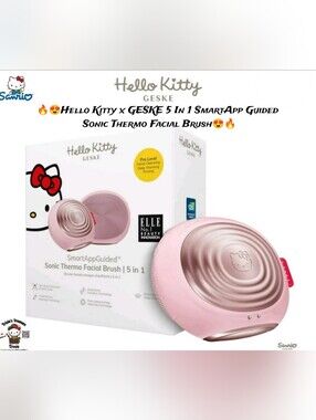 Hello Kitty x GESKE 5-in-1 SmartApp Guided Sonic Thermo Facial Brush